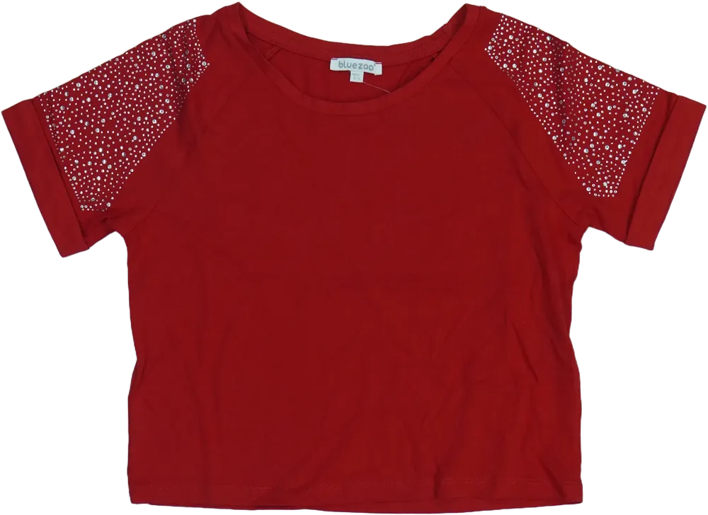 Piros BlueZoo Póló EU 134 / UK 9 év / US 9 év/L