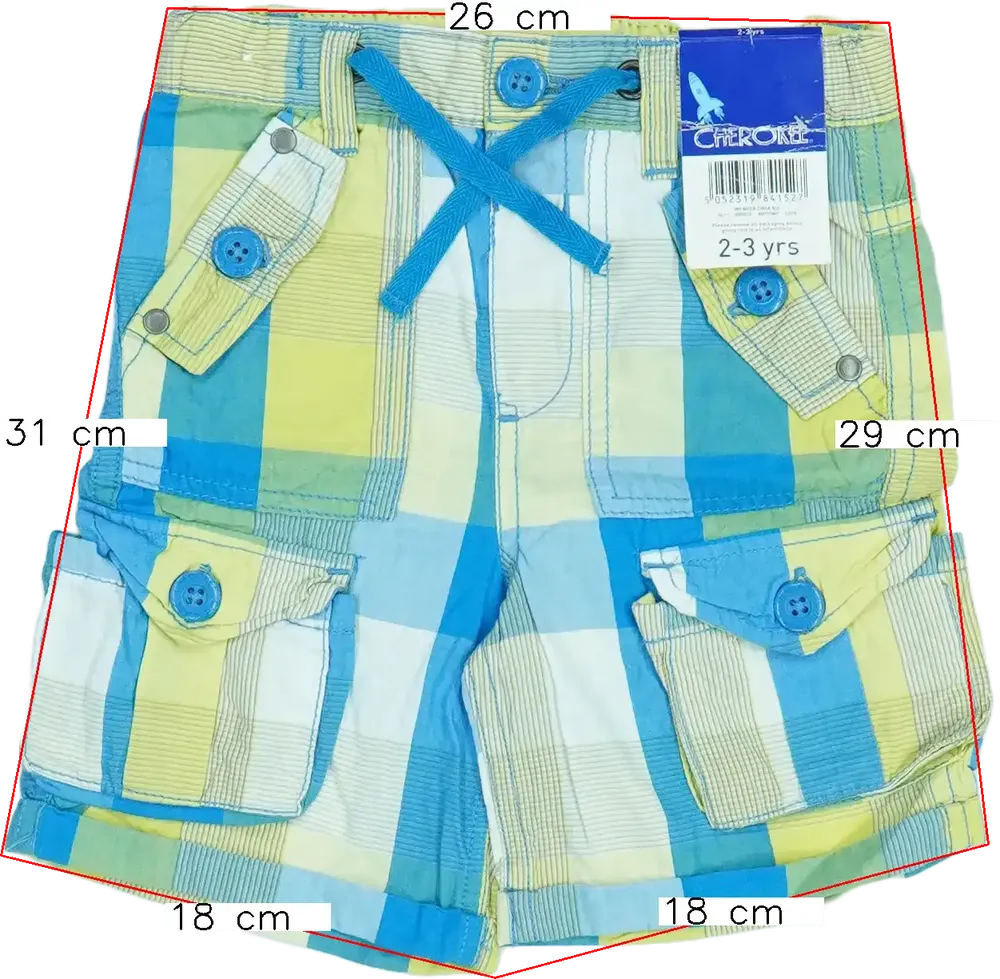 Többszínű Cherokee Rövidnadrág EU 98 / UK 3 év / US 3T