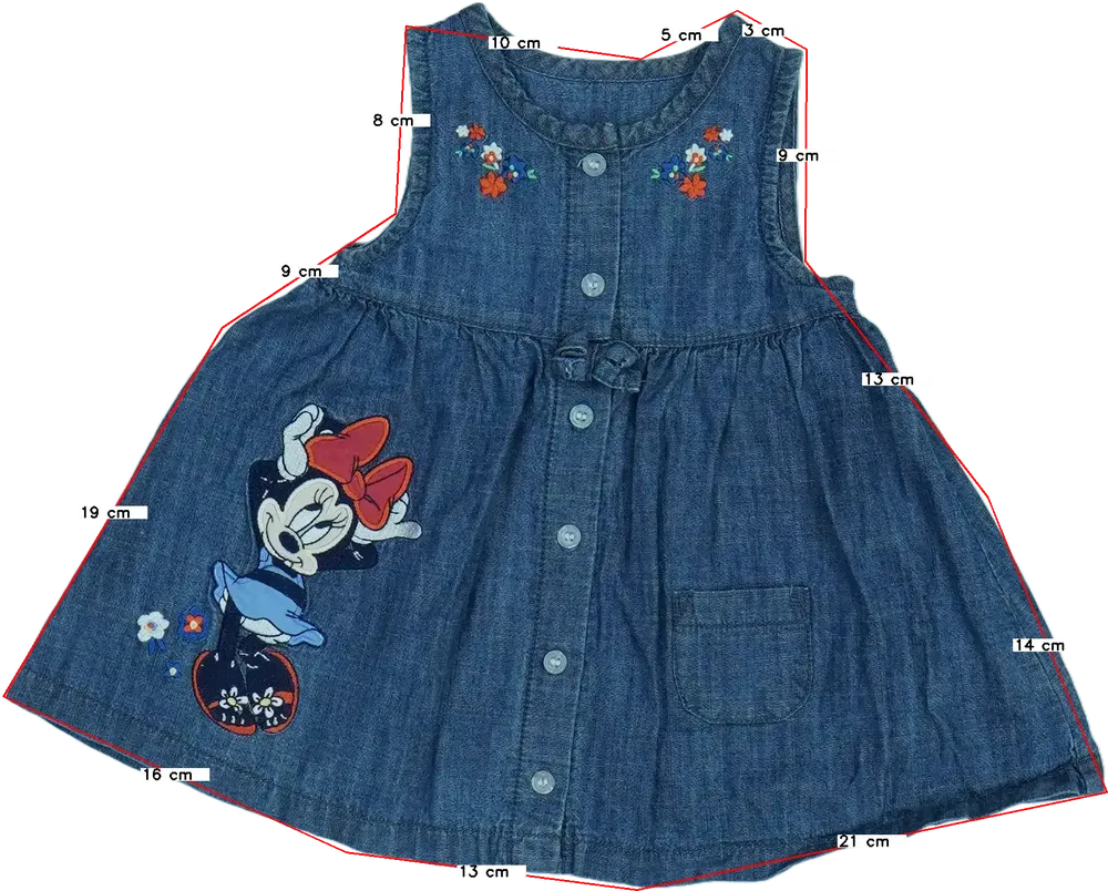 Kék Disney Ruha EU 62 / UK 0-3 hónap / US 0-3 hónap