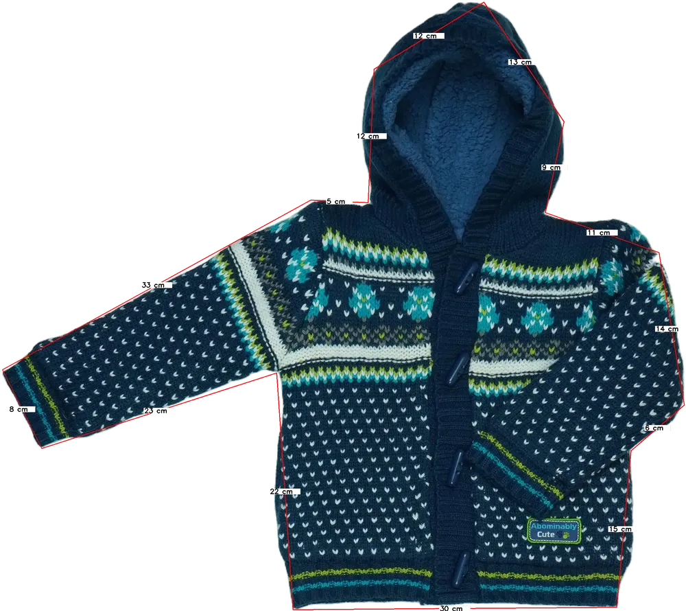 Kék George Kardigán EU 92 / UK 2 év / US 2T