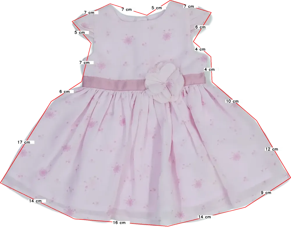 Rózsaszín George Ruha EU 56 / UK Újszülött / US Újszülött