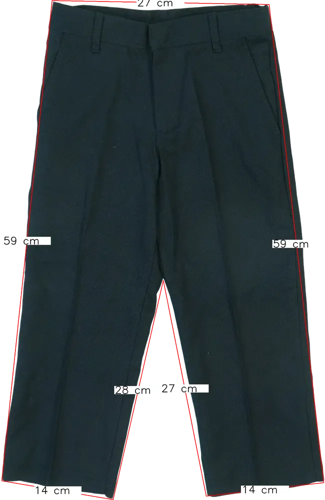 Fekete George Hosszúnadrág EU 104 / UK 4 év / US 4T/XS