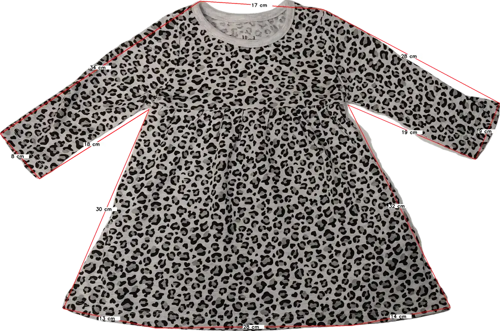 Szürke Lullaby Ruha EU 62 / UK 0-3 hónap / US 0-3 hónap