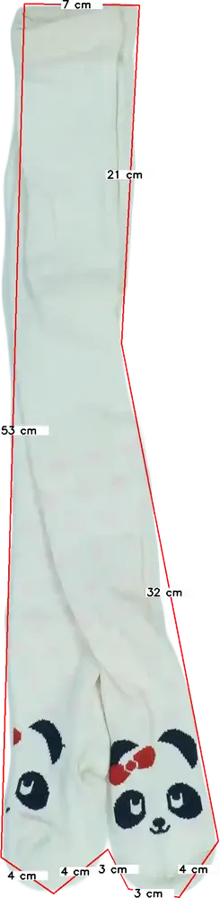 Fehér Tick Tock Harisnya EU 86 / UK 12-18 hónap / US 18 hónap