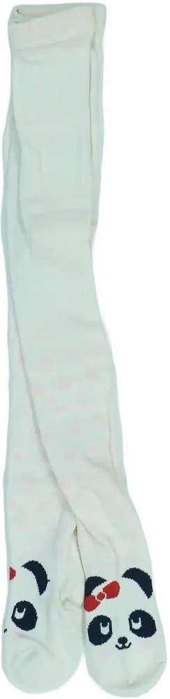 Fehér Tick Tock Harisnya EU 86 / UK 12-18 hónap / US 18 hónap