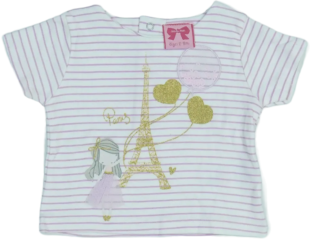 Fehér Mini Moi Póló EU 86 / UK 12-18 hónap / US 18 hónap