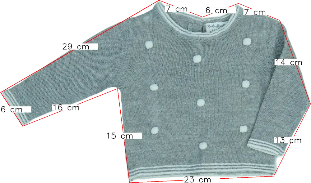 Szürke Egyéb Pulóver EU 62 / UK 0-3 hónap / US 0-3 hónap