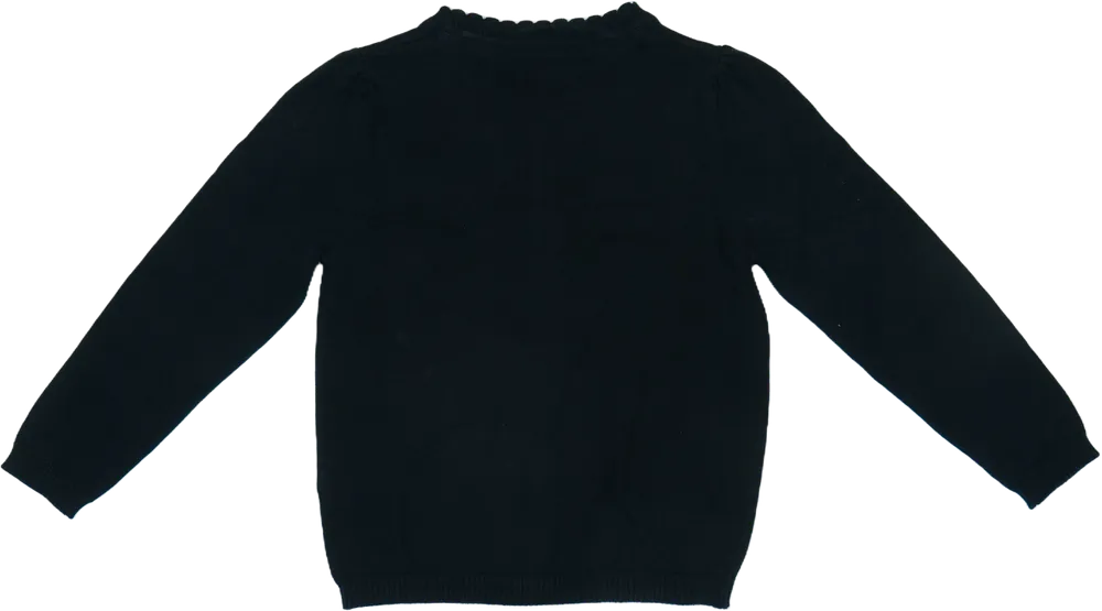 Fekete TU Kardigán EU 110 / UK 5 év / US 5 év/XS