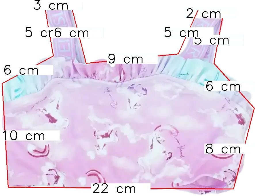 Rózsaszín River Island Bikini felső EU 92 / UK 2 év / US 2T