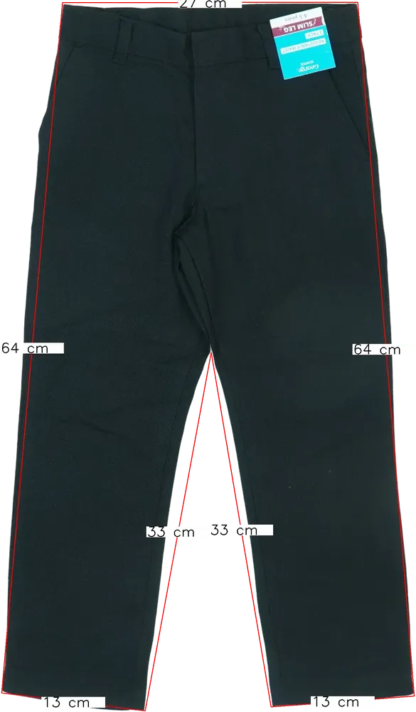 Fekete George Hosszúnadrág EU 110 / UK 5 év / US 5 év/XS