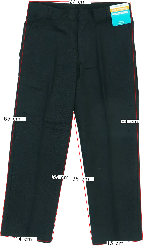 Fekete George Hosszúnadrág EU 110 / UK 5 év / US 5 év/XS