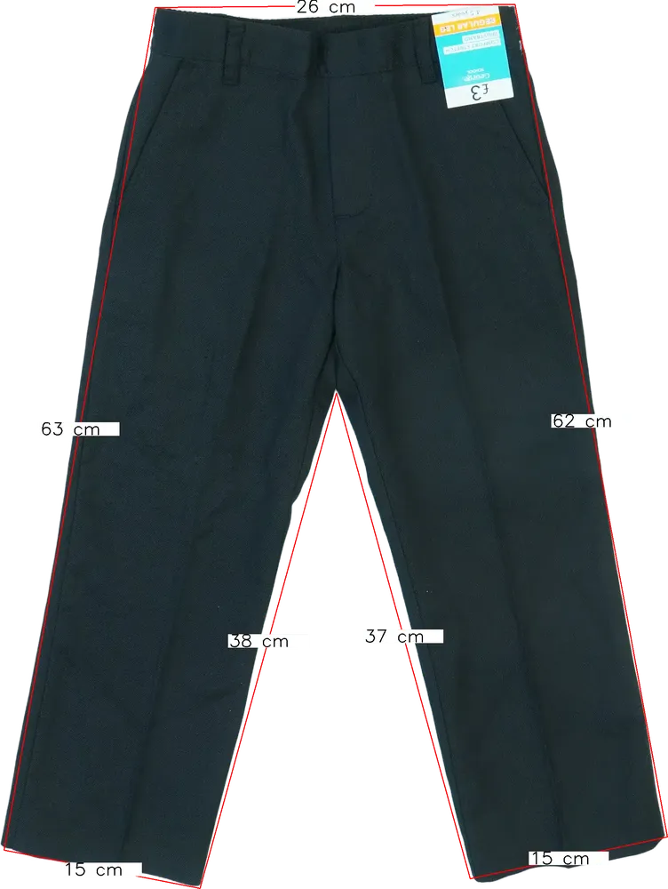 Fekete George Hosszúnadrág EU 110 / UK 5 év / US 5 év/XS