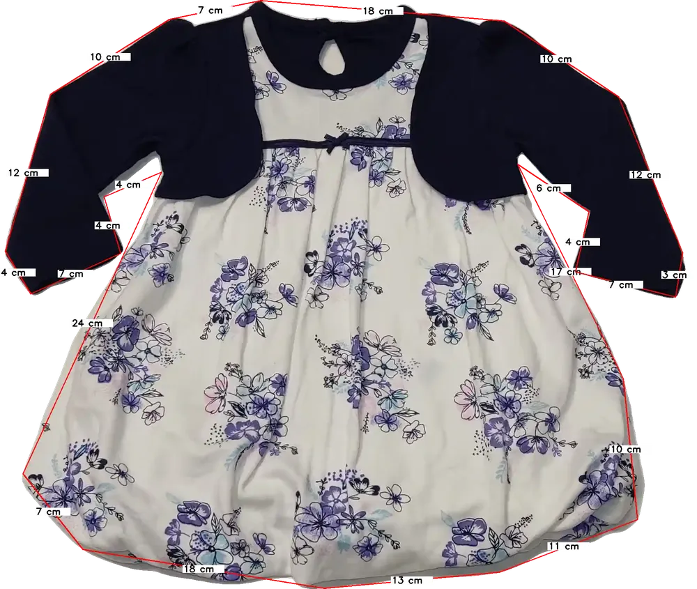 Fehér George Ruha EU 74 / UK 6-9 hónap / US 6-9 hónap