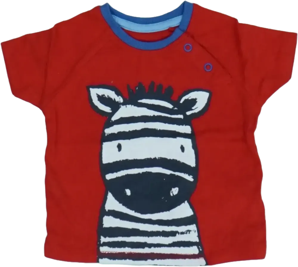 Piros George Póló EU 68 / UK 3-6 hónap / US 3-6 hónap