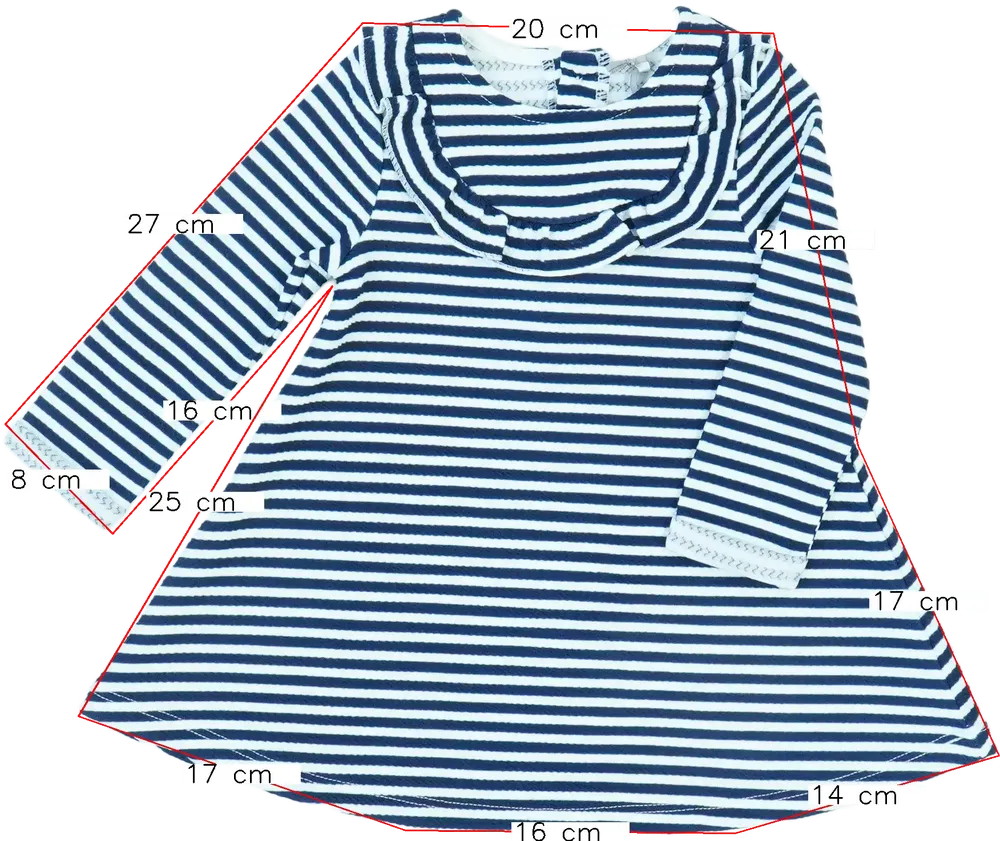 Kék TU Ruha EU 68 / UK 3-6 hónap / US 3-6 hónap