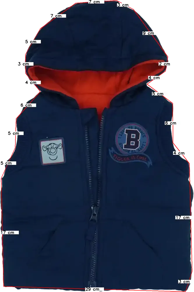 Kék Disney Mellény EU 74 / UK 6-9 hónap / US 6-9 hónap