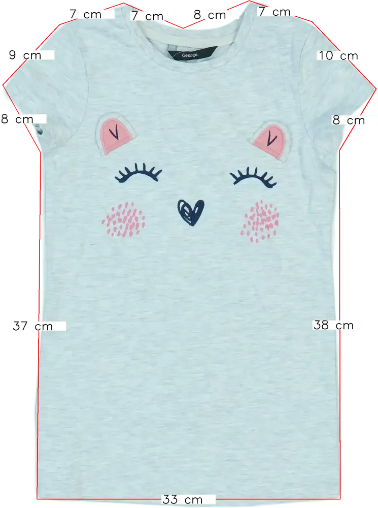 Szürke George Póló EU 110 / UK 5 év / US 5 év/XS