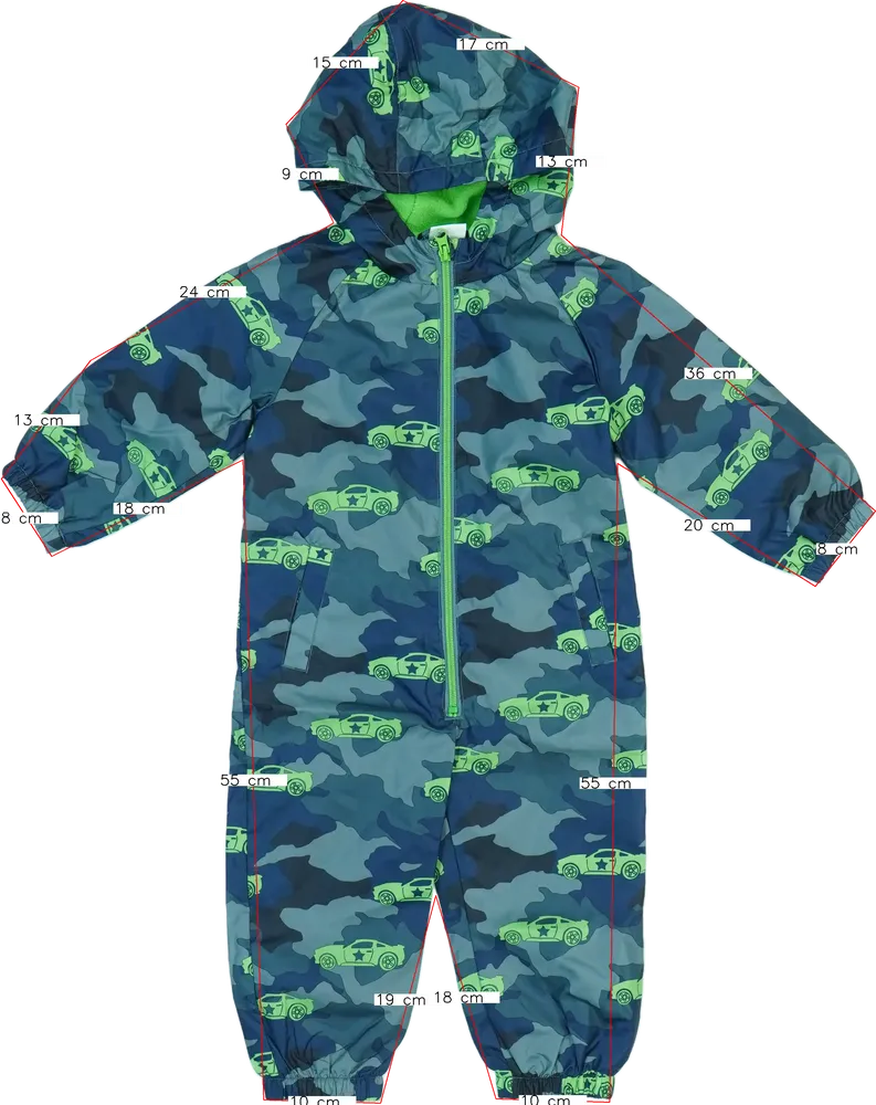 Többszínű F&amp;F/Fred&amp;Flo Baby overál EU 92 / UK 2 év / US 2T