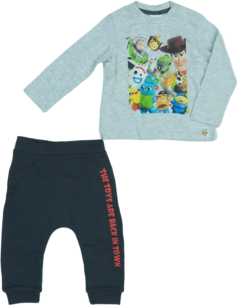 Szürke Disney 2 részes szett - Felsőruházat és nadrág EU 74 / UK 6-9 hónap / US 6-9 hónap