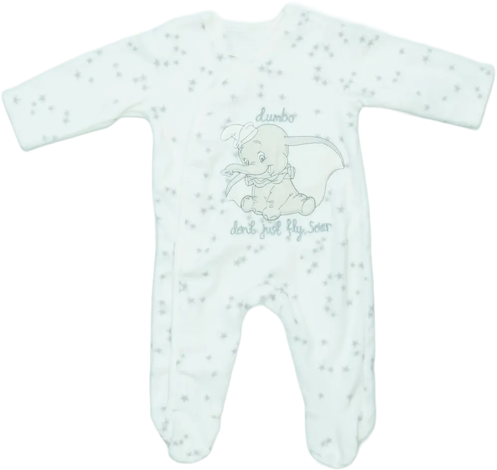 Fehér Disney Hosszú ujjú rugdalózó EU 68 / UK 3-6 hónap / US 3-6 hónap