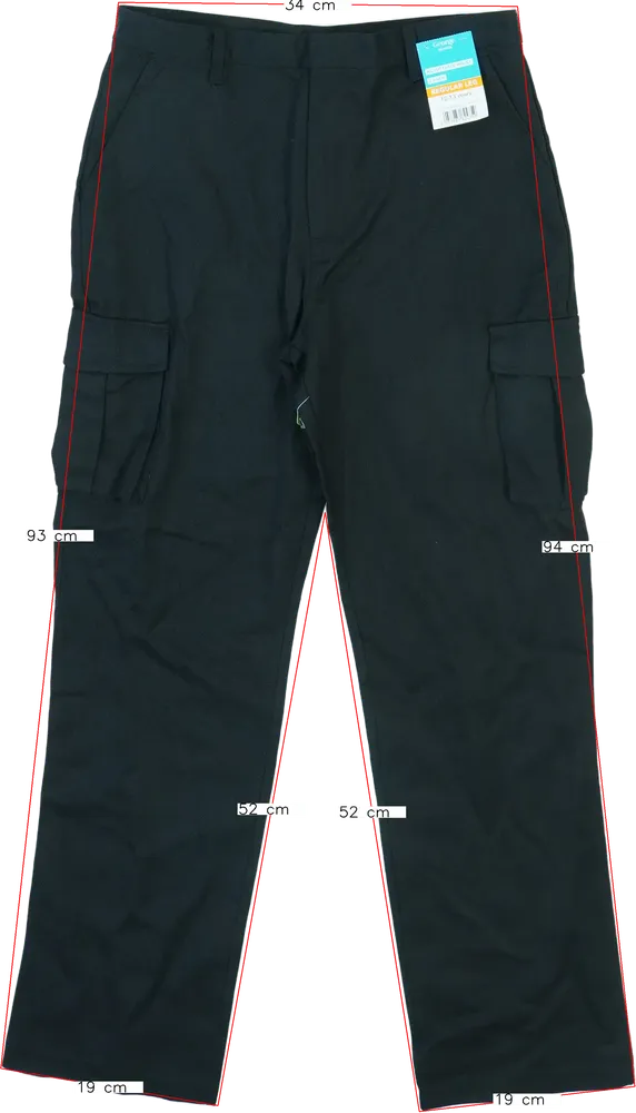 Fekete George Hosszúnadrág EU 158 / UK 13 év / US 14 év/XL