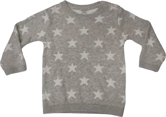 Szürke George Kötött pulcsi EU 68 / UK 3-6 hónap / US 3-6 hónap