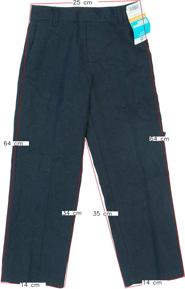 Fekete George Hosszúnadrág EU 110 / UK 5 év / US 5 év/XS