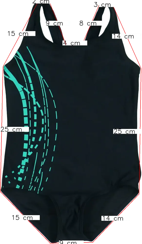 Fekete George Fürdőruha EU 128 / UK 8 év / US 8 év/M