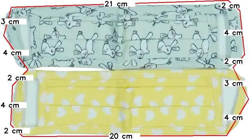 Többszínű George Maszk Egyméret