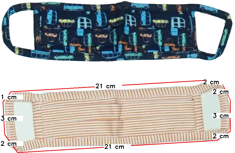 Többszínű George Maszk Egyméret