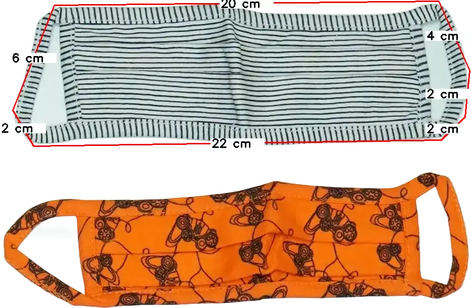 Többszínű George Maszk Egyméret