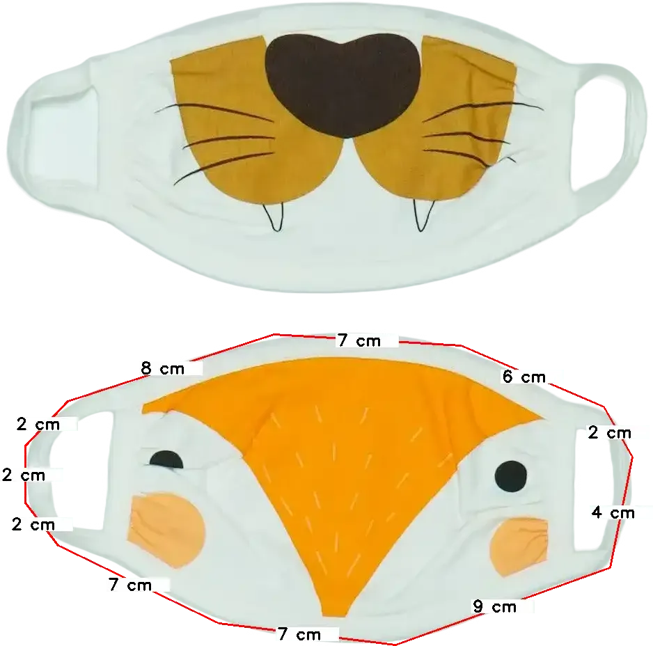 Fehér George Maszk Egyméret