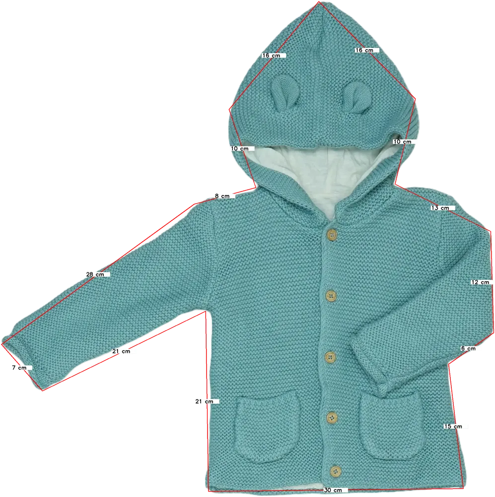 Kék George Baby kocsikabát EU 86 / UK 12-18 hónap / US 18 hónap