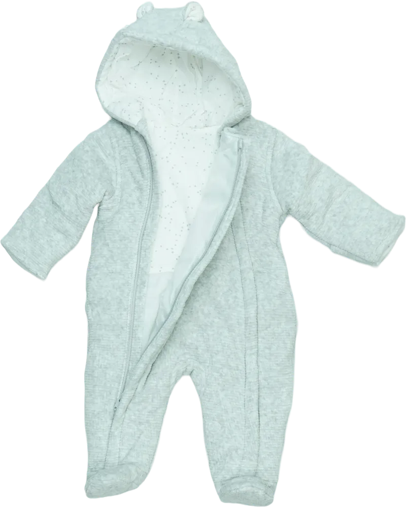 Szürke George Baby overál EU 68 / UK 3-6 hónap / US 3-6 hónap