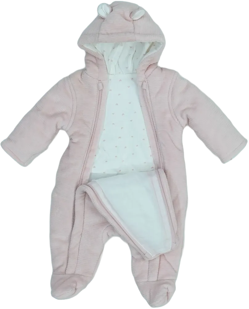 Rózsaszín George Baby overál EU 56 / UK Újszülött / US Újszülött