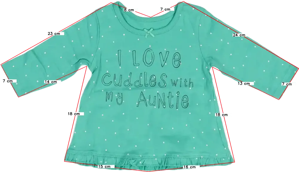 Zöld George Tunika EU 62 / UK 0-3 hónap / US 0-3 hónap