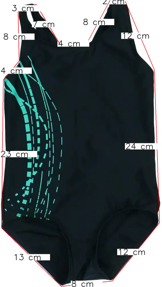 Fekete George Fürdőruha EU 110 / UK 5 év / US 5 év/XS