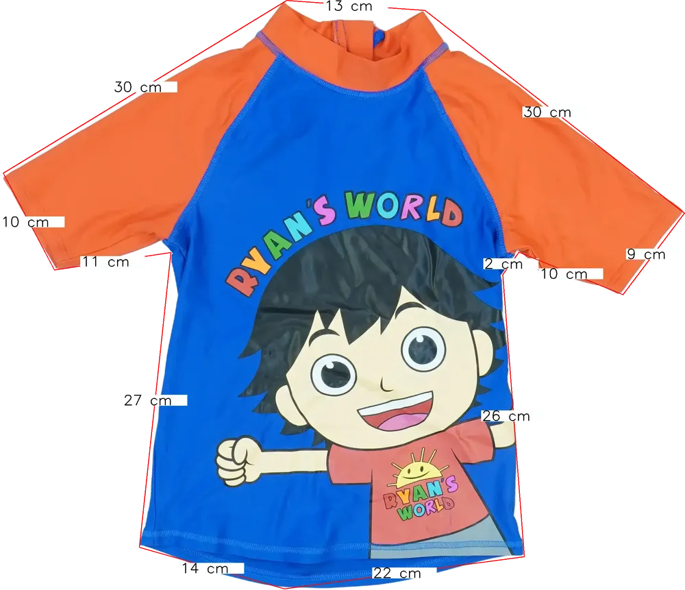 Többszínű Egyéb Napvédő felső EU 134 / UK 9 év / US 9 év/L