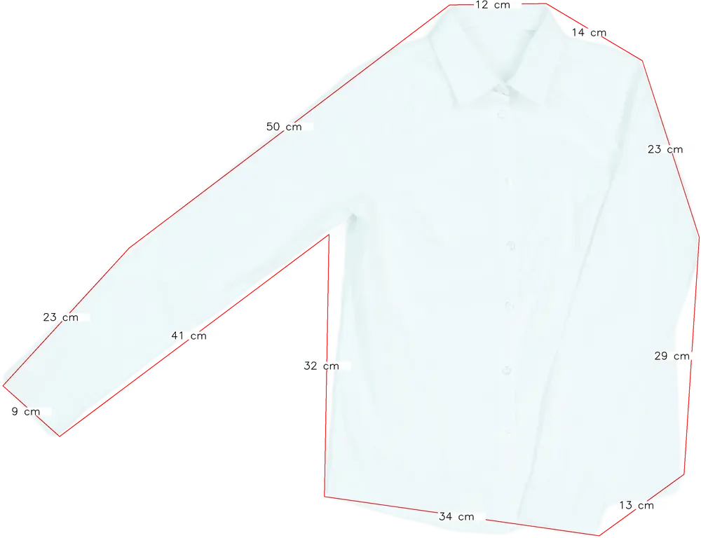 Fehér George Ing EU 164 / UK 14 év / US 14 év/XL