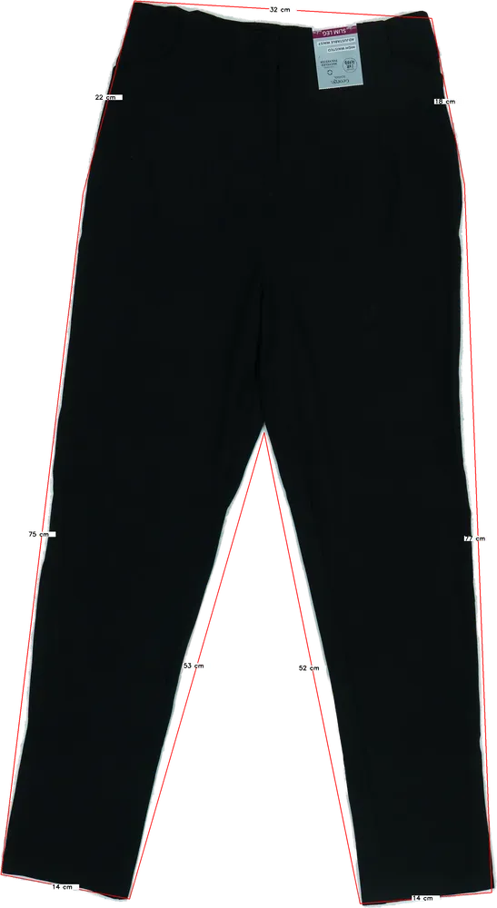 Fekete George Hosszúnadrág EU 158 / UK 13 év / US 14 év/XL