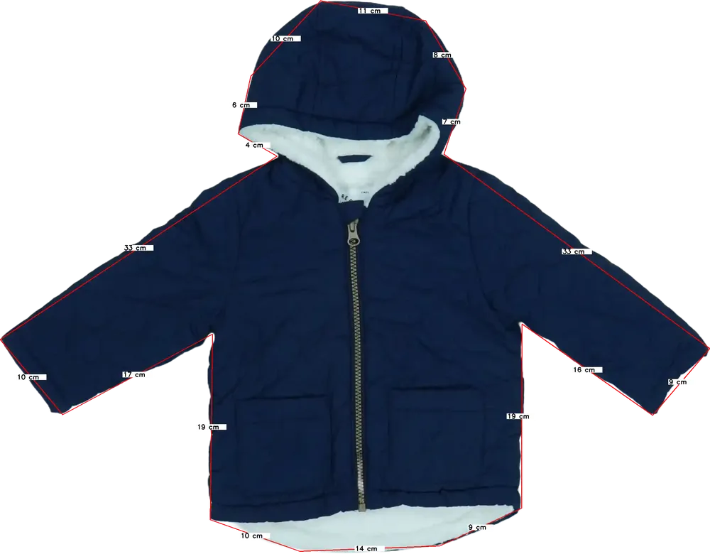 Kék George Átmeneti kabát EU 80 / UK 9-12 hónap / US 12 hónap