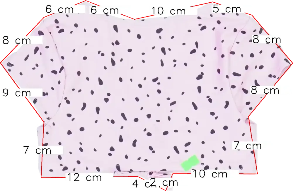 Többszínű George Bikini felső EU 116 / UK 6 év / US 6 év/S