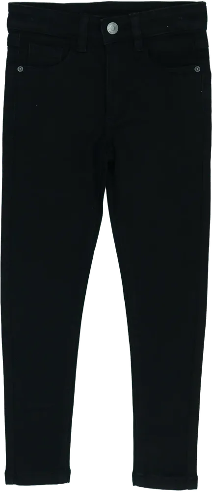 Fekete George Farmernadrág EU 122 / UK 7 év / US 7 év/M