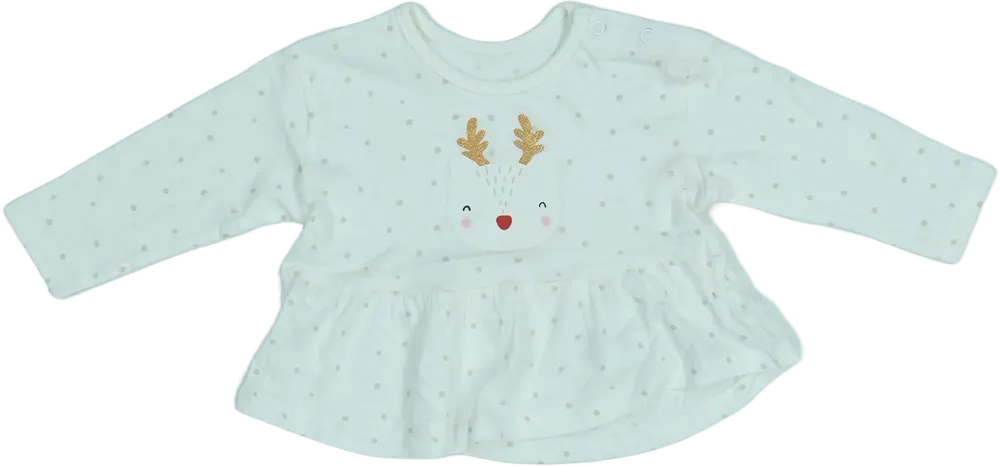 Fehér George Tunika EU 74 / UK 6-9 hónap / US 6-9 hónap