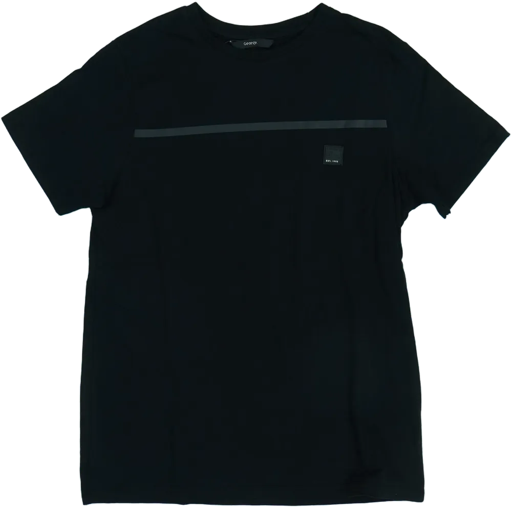 Fekete George Póló EU 164 / UK 14 év / US 14 év/XL