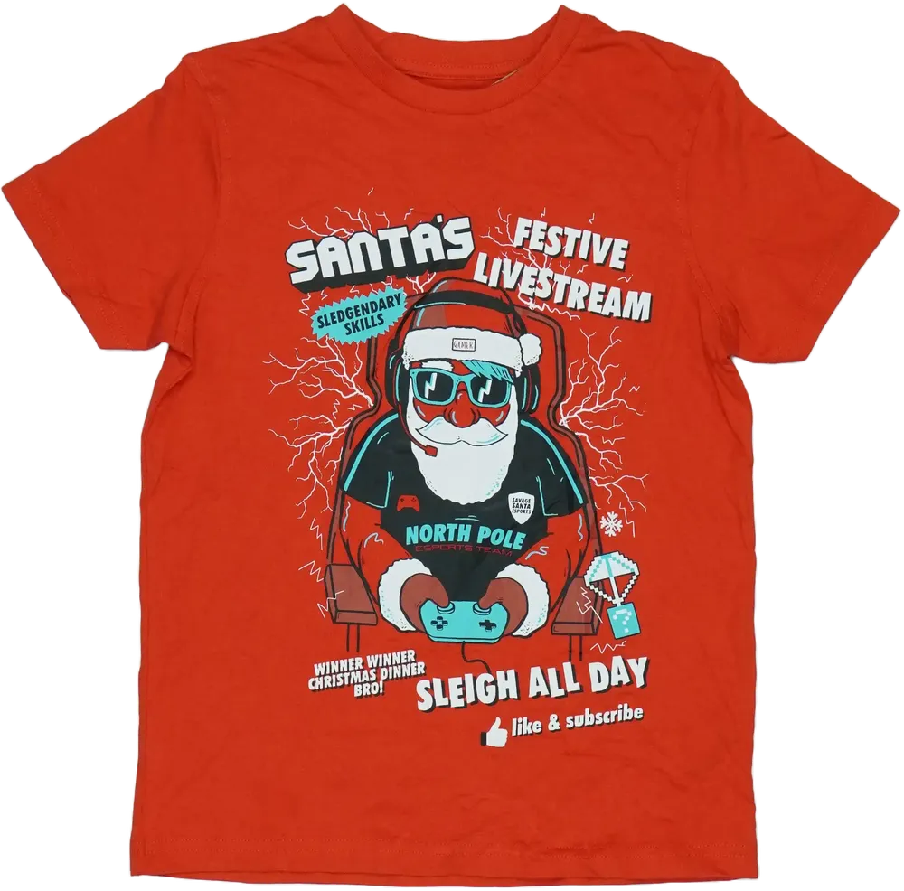 Piros George Póló EU 140 / UK 10 év / US 10 év/L