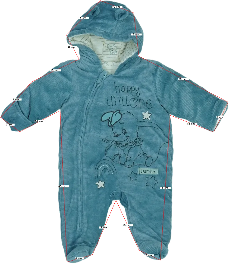 Kék Disney Baby overál EU 68 / UK 3-6 hónap / US 3-6 hónap