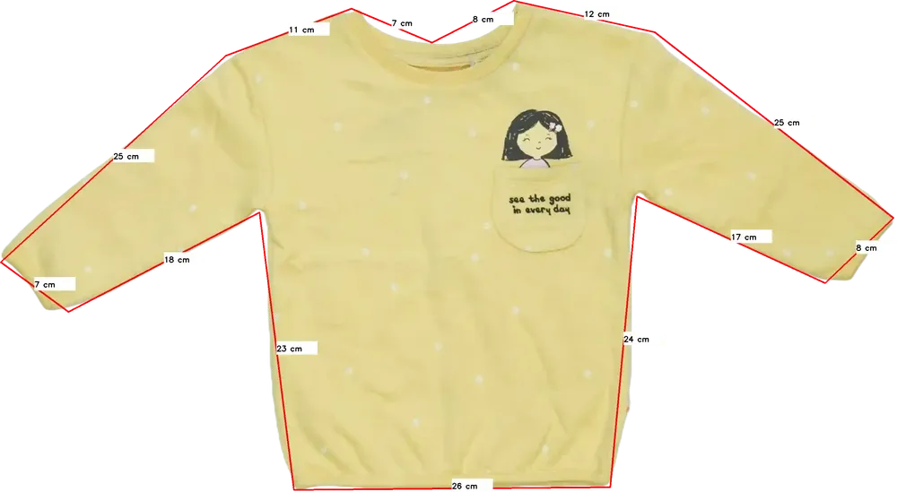 Sárga George Pulóver EU 86 / UK 12-18 hónap / US 18 hónap