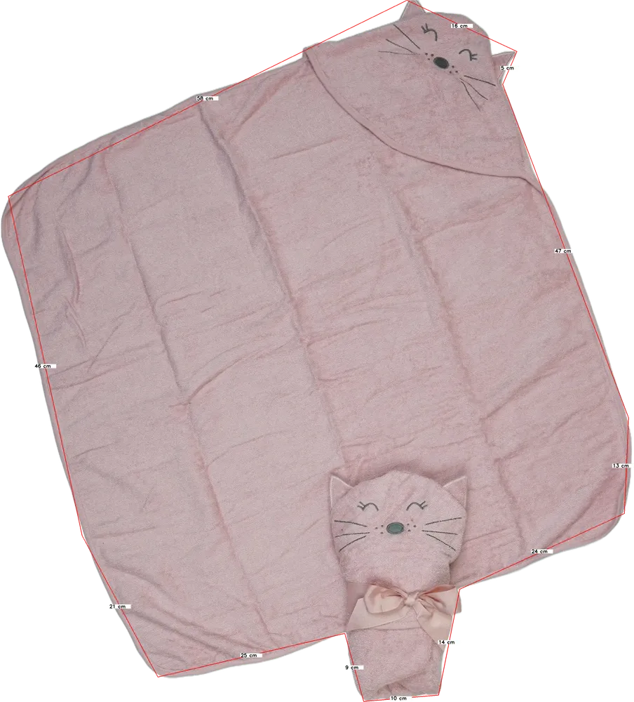 Rózsaszín George Törülköző Egyméret