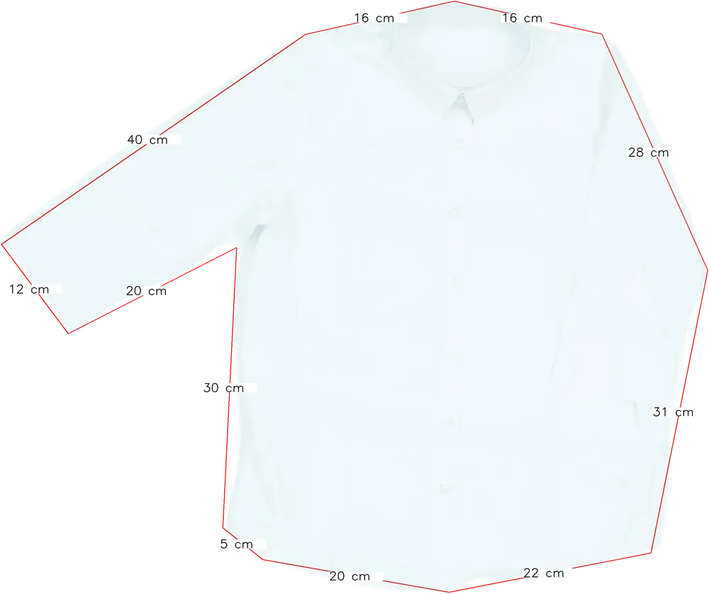 Fehér George Ing EU 158 / UK 13 év / US 14 év/XL